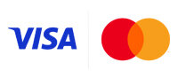 Zahlungsart Visa und Mastercard Logo