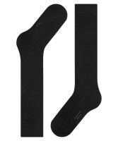 FALKE Damen Kniestrümpfe Family, Baumwolle, 1 Paar, Schwarz (Black 3009), 39-42