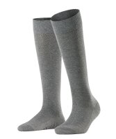 FALKE Damen Family Kniestrumpf, Grau (Greymix 3399), 39-42