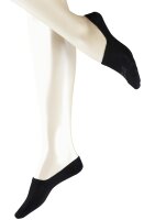FALKE Damen Invisible Sneaker Step, Baumwolle, 1 Paar, Schwarz (Black 3009), 39-40