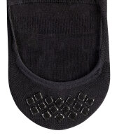 FALKE Damen Invisible Sneaker Step, Baumwolle, 1 Paar, Schwarz (Black 3009), 39-40