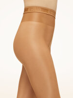 Neon 40 Strumpfhose semi opaque in der Optik am Bein Schimmernd in 40 Den unverstärktes Oberteil gobi