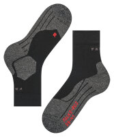 FALKE Herren Laufsocken RU3 Comfort, Eigenschaftensgarn, 1 Paar, Schwarz (Black-Mix 3010), 42-43