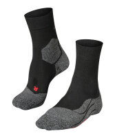 FALKE Herren Laufsocken RU3 Comfort, Eigenschaftensgarn, 1 Paar, Schwarz (Black-Mix 3010), 42-43