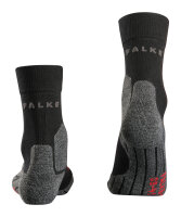 FALKE Herren Laufsocken RU3 Comfort, Eigenschaftensgarn, 1 Paar, Schwarz (Black-Mix 3010), 42-43