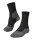 FALKE Herren Laufsocken RU3 Comfort, Eigenschaftensgarn, 1 Paar, Schwarz (Black-Mix 3010), 42-43