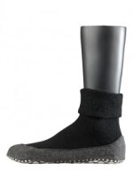 FALKE Herren Hausschuhe Cosyshoe, Wolle, 1 Paar, Schwarz (Black 3000), 43-44