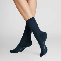 HUDSON Damen Relax Klima Socken, Blickdicht, Blau (Marine 0335), 35/38
