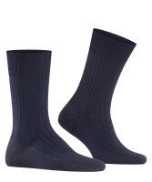 FALKE Herren Socken Bristol Pure, Wolle, 1 Paar, Blau (Dark Navy 6370), 43-44