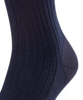 FALKE Herren Socken Bristol Pure, Wolle, 1 Paar, Blau (Dark Navy 6370), 43-44