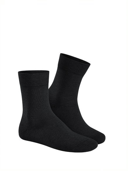 Hudson Herren Relax Cotton Kurz Socken, Black, 43/46