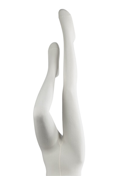 FALKE Unisex Kinder Family K TI Strumpfhose, blickdicht, Weiß (Off-White 2040), 110-116 (3-6 Jahre)