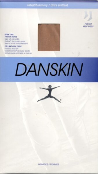 Danskin Damen Strumpfhose 4013 Toast Gardestrumpfhose Gardetanz, Toast, Beige, Gr. X4 (48-50) 1 Stück