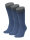 Camano Unisex - Erwachsene Socken 3403 CA-SOFT 3er Pack, Gr. 43/46 (Herstellergröße: 43/46), Blau (jeans 6)