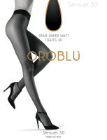 Oroblu Damen 1 Paar Sensuel 30 Denier Durchsichtige Strumpfhose Schwarz Mittel