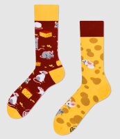 Many Mornings Unisex Mouse & Cheese Mismatched...