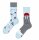 Many Mornings Unisex The Walrus Mismatched Socken, Multicolor, 39-42