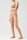 ITEM m6 - INVISIBLE Stripes Panty TIGHTS Damen | Unsichtbare Strumpfhose mit Streifenmuster im 15 DEN Look (M Kurz, Suntan / Almond)