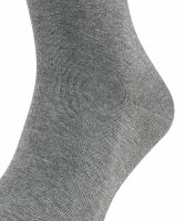 FALKE Herren Socken Family, Baumwolle, 1 Paar, Grau (Light Grey Melange 3390), 43-46 (UK 8.5-11  US 9.5-12)