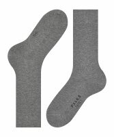 FALKE Herren Socken Family, Baumwolle, 1 Paar, Grau (Light Grey Melange 3390), 39-42 (UK 5.5-8  US 6.5-9)