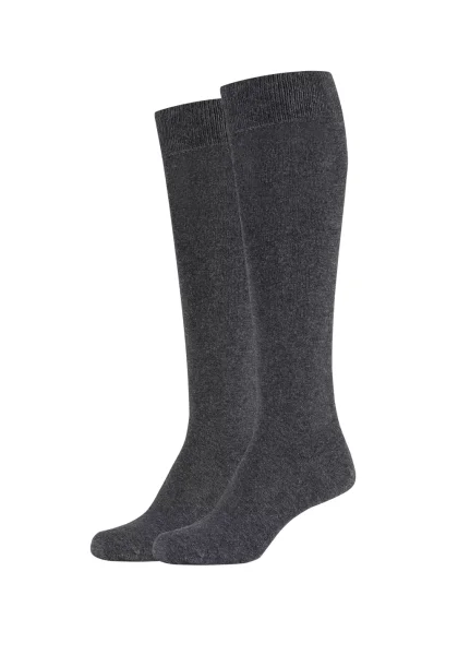 Unisex Kniestrümpfe Baumwolle für Sie und Ihn im Doppelpack