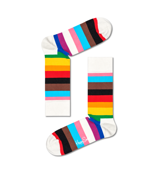 Pride Stripe Socken für Sie & Ihn und viele andere aus Baumwolle bis 47-51 !
