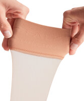 FALKE Damen Kniestrümpfe Shelina, Fein 12 DEN, 1 Paar, Beige (Sun 4299), 35-38