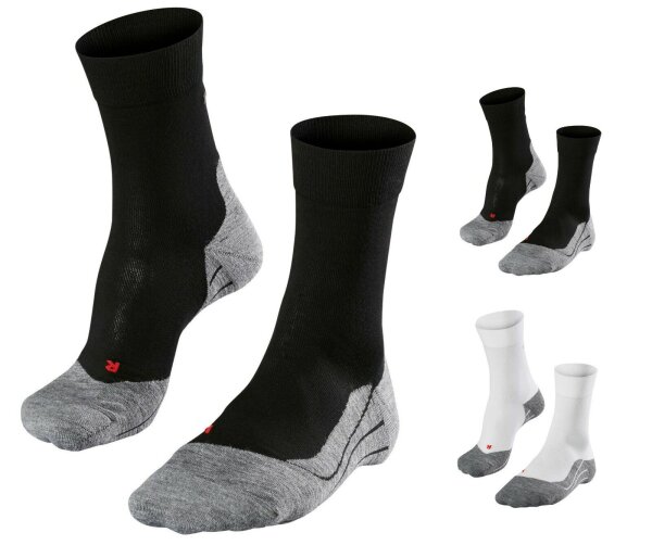 RU4 Endurance Herren Running Socken mit mittelstarker Polsterung und anatomische FALKE-Passform (L/R)