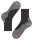 FALKE Herren Laufsocken RU4 Endurance, Baumwolle, 1 Paar, Schwarz (Black-Mix 3010), 44-45