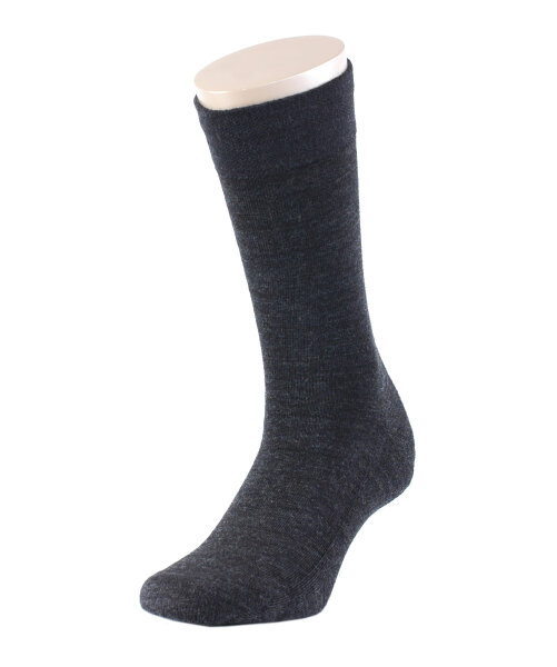 Como Damen-Socke mit Schurwolle ohne einengenden Gummi im Bund
