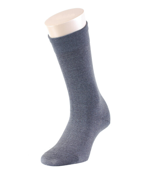Como Damen-Socke mit Schurwolle ohne einengenden Gummi im Bund