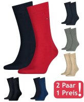 Herrensocken Basic im Doppelback 2x uni mit kleinen...