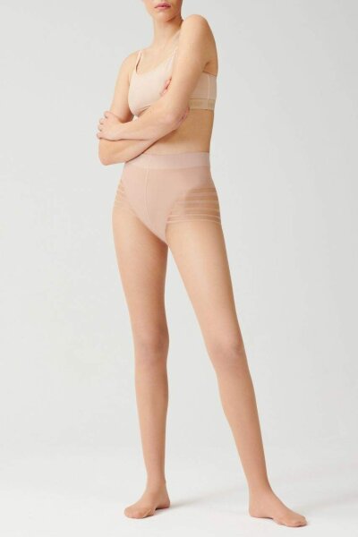 Invisible Stripes Feinstrumpfhose  mit Kompression powder_L1M