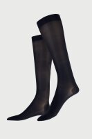 Damen Stützkniestrumpf Translucent 20 black_36-38