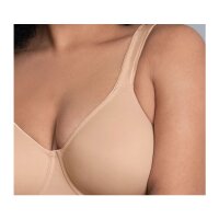 TWIN Bügel BH Doppellagig vorgeformte Cups aus seidenweicher Mikrofaser und komfortable Bügel, sowie breite Träger bis H-Cup desert_85G