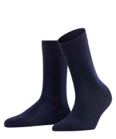 FALKE Damen Socken Sensitive London, Baumwolle, 1 Paar, Blau (Dark Navy 6379), 39-42