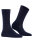 FALKE Damen Socken Sensitive London, Baumwolle, 1 Paar, Blau (Dark Navy 6379), 39-42