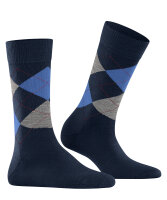 MARYLEBONE  Damensocken im klassische ARGYLE Design von Burlington aus wärmender  Schurwolle marine_36-41