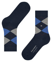 MARYLEBONE  Damensocken im klassische ARGYLE Design von Burlington aus wärmender  Schurwolle marine_36-41