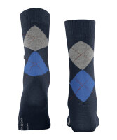 MARYLEBONE  Damensocken im klassische ARGYLE Design von Burlington aus wärmender  Schurwolle marine_36-41