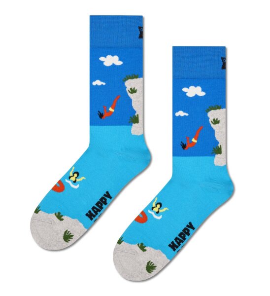 Happy Socks  Motiv Cliff Diving Socken für Sie und Ihn