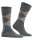 EDINGBURGH Herrensocken im klassische ARGYLE Design von Burlington aus Schurwolle dark grey_40-46