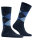 EDINGBURGH Herrensocken im klassische ARGYLE Design von Burlington aus Schurwolle marine_40-46