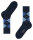 EDINGBURGH Herrensocken im klassische ARGYLE Design von Burlington aus Schurwolle marine_40-46