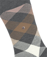 NEWCASTLE Herrensocken im modernen Rautendesign aus wärmender Schurwolle dark grey_40-46