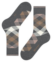 NEWCASTLE Herrensocken im modernen Rautendesign aus wärmender Schurwolle dark grey_40-46