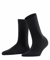 FALKE Damen Socken Softmerino, Wolle, 1 Paar, Schwarz (Black 3009), 41-42
