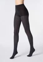 Oroblu The Pattern Feinstrumpfhose 50 Den mit feinen Krawattenmuster