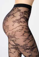 Oroblu Seductive Lace - Spitze- Feinstrumpfhose 20 Den Black_L/XL
