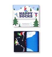 Happy Socks Wintersport Geschenkset Ski 2 Paar Socken in Box